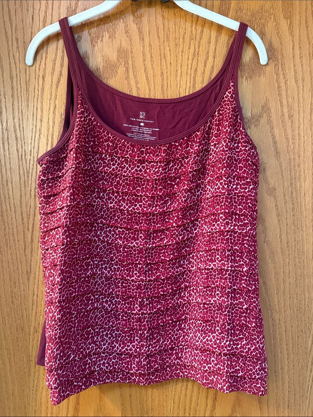 NY & Co Fun Ruffle Layered Dressy Tank Top